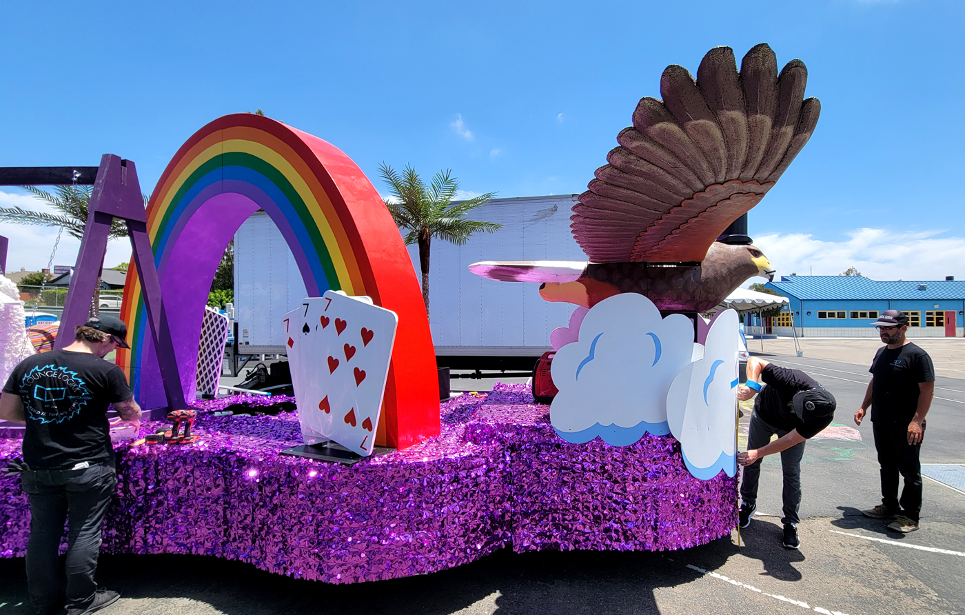 2022 Harrah’s San Diego Pride Parade Float