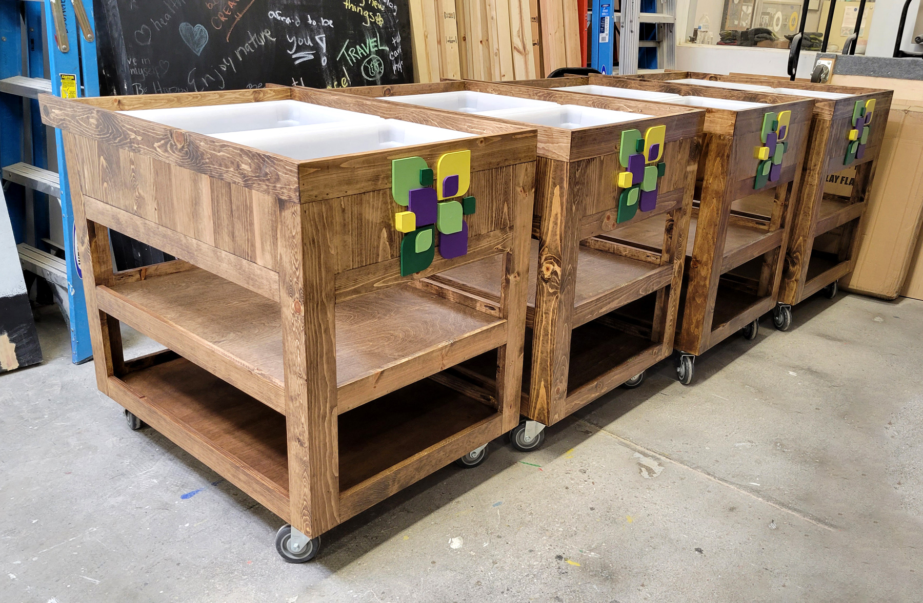 Santa Clarita Valley Senior Center Bars, Bar Carts, & Hedge Walls
